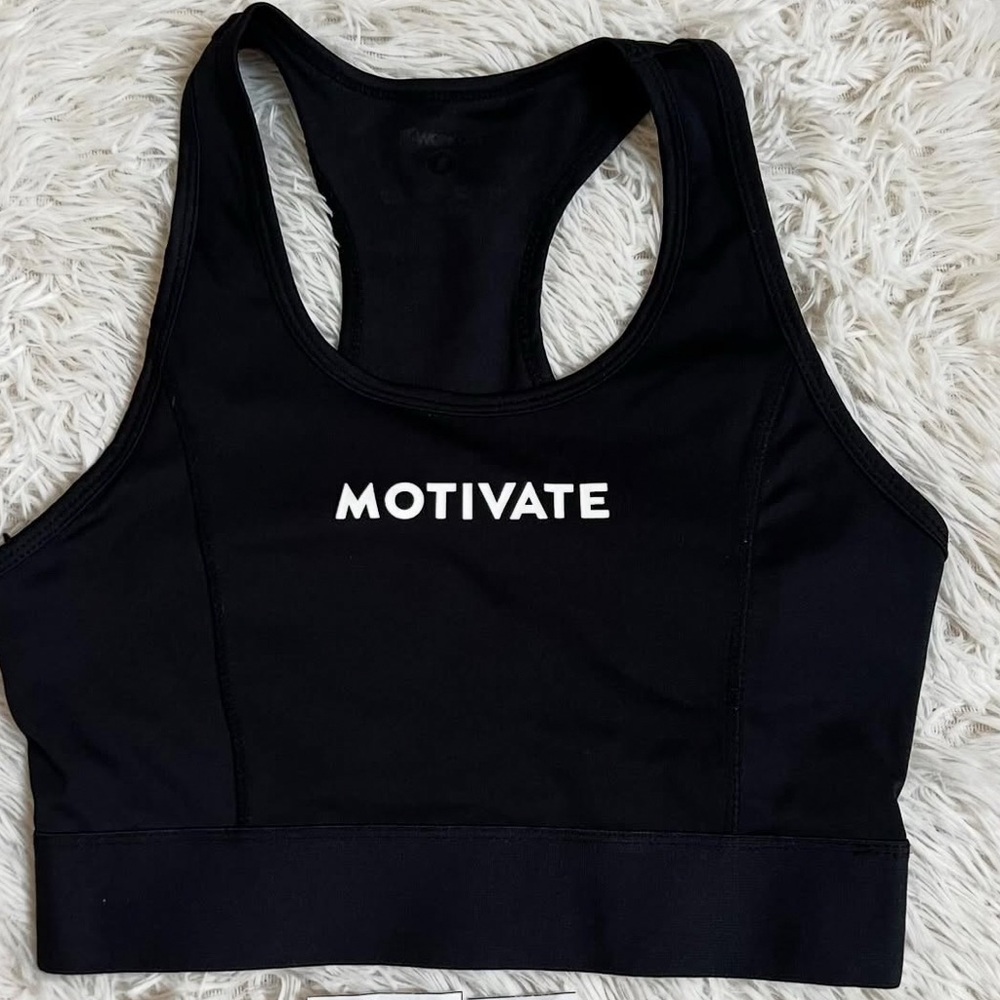 Black Sports Bra for women M Size ,active wear